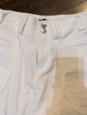 SAMPLE SALE - White Delia's Cargo Pants Size Small (New) - Neon Cowboys - 