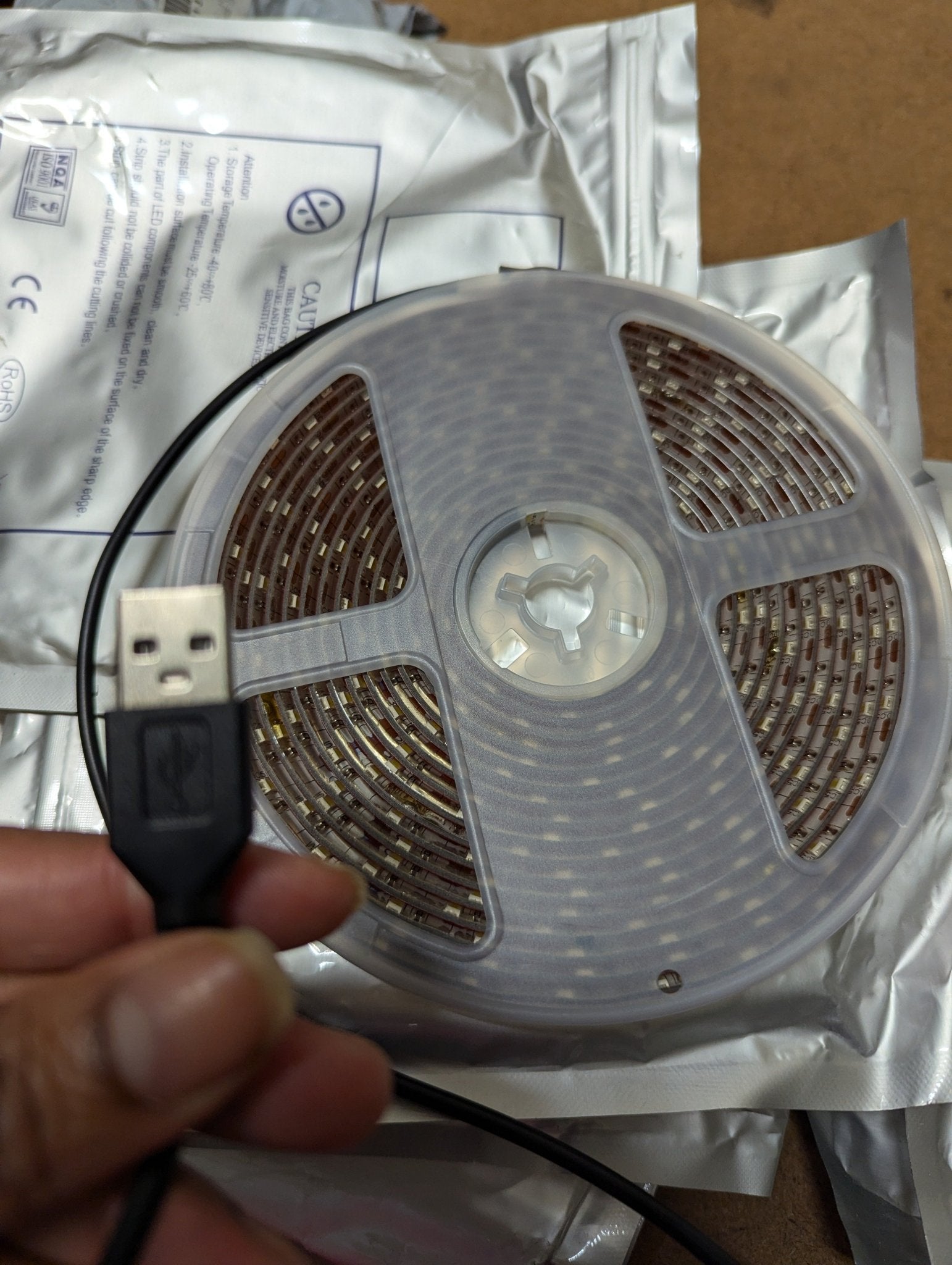 SAMPLE SALE - White LED Rope Lights USB port (New) - Neon Cowboys - 