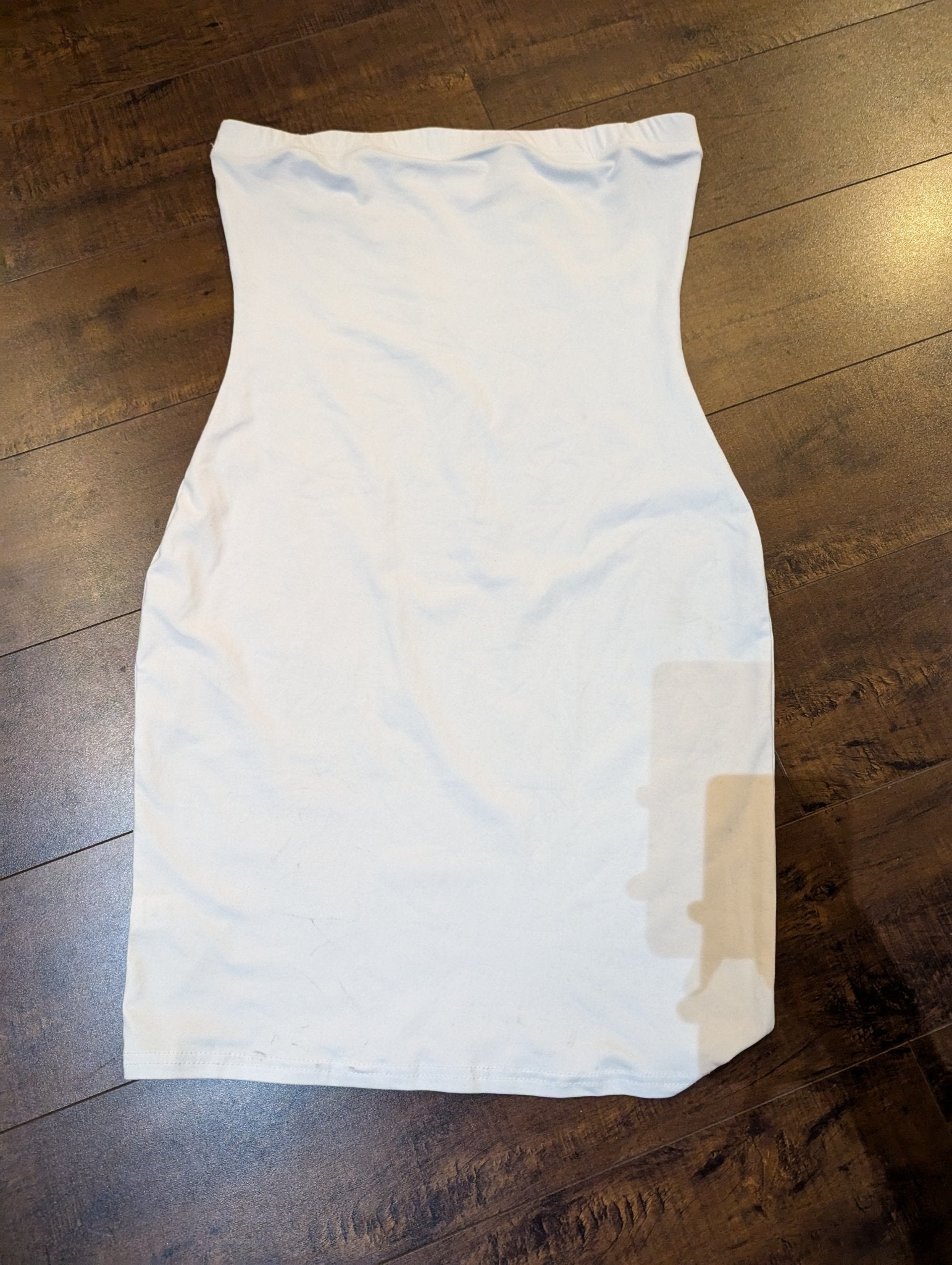 SAMPLE SALE - White Tube Dress Size 2 (New) - Neon Cowboys - 