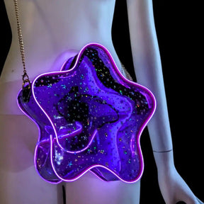 Star Crossbody Bag - Neon Cowboys - StarPursePurple