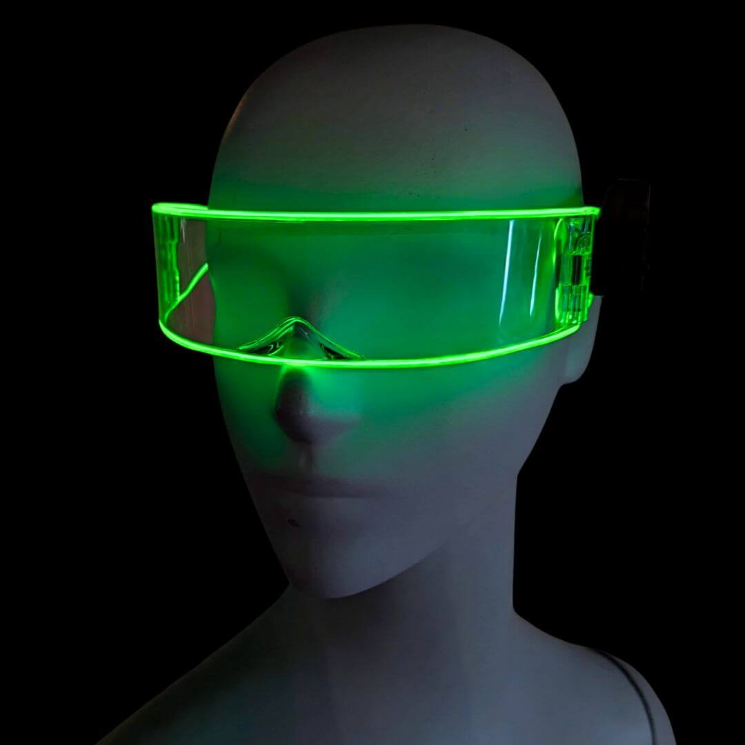 Transparent Glasses - Neon Cowboys - 