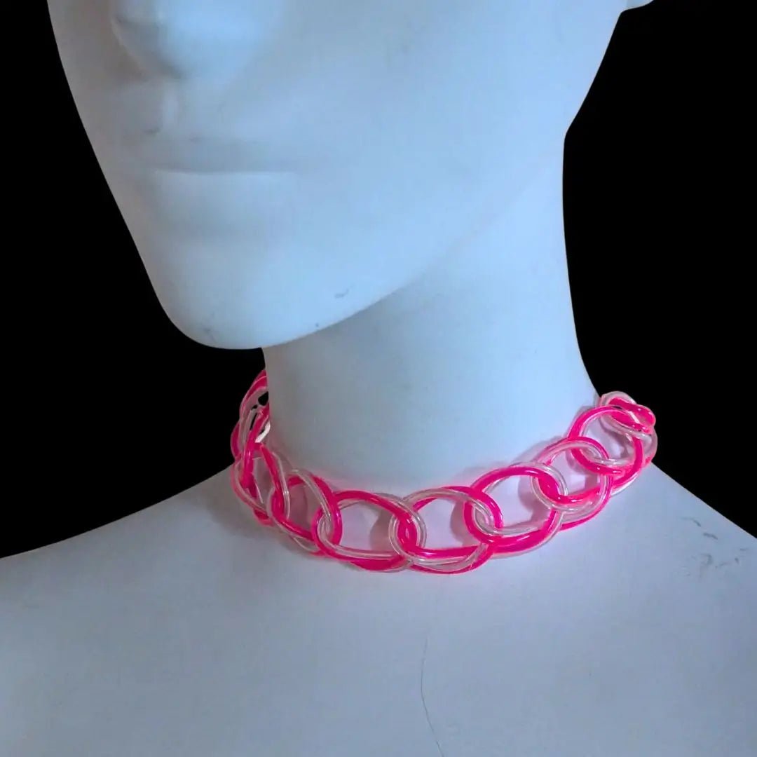 Y2K Inspired Light Up Choker - Neon Cowboys - 