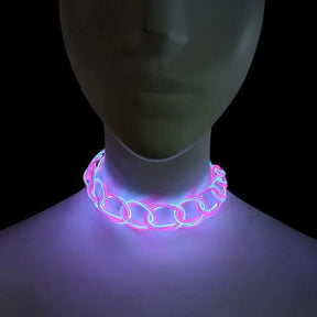 Y2K Inspired Light Up Choker - Neon Cowboys - 