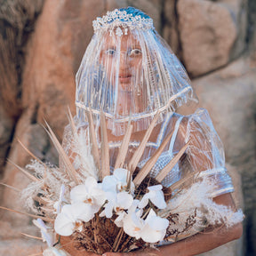 Vestido de novia transparente LED